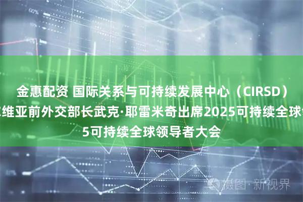 金惠配资 国际关系与可持续发展中心（CIRSD）主席、塞尔维亚前外交部长武克·耶雷米奇出席2025可持续全球领导者大会